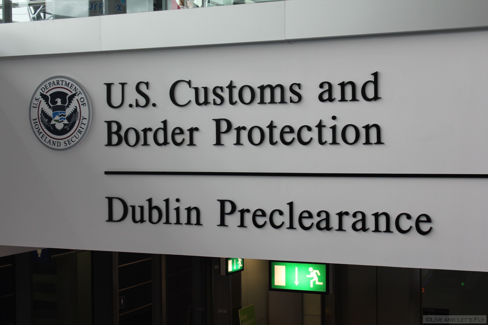 Transit and U.S. Preclearance in Dublin Airport Live and Let's Fly