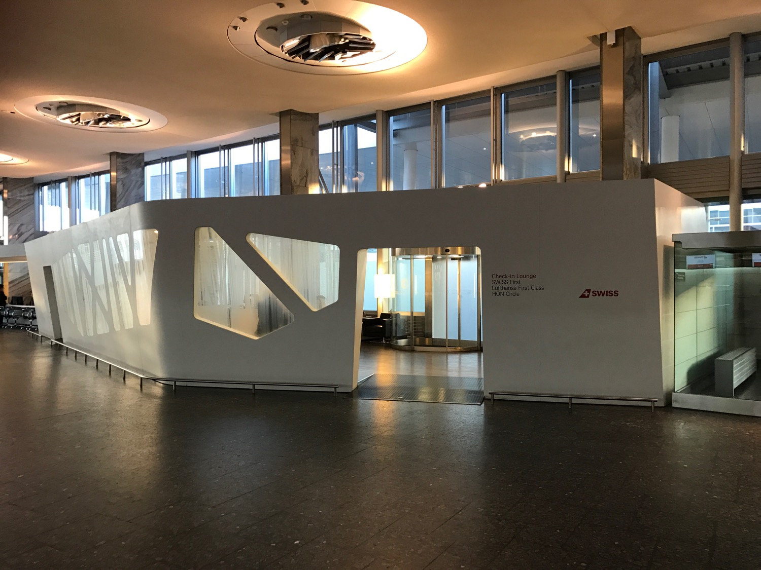 Review SWISS First Class Lounge Zurich Live and Let's Fly