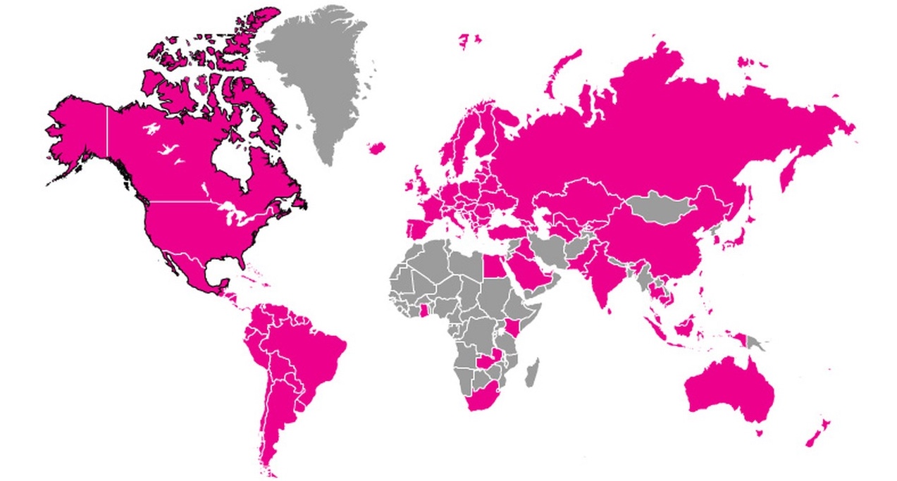 T Mobile Coverage Map International Which Countries Are Covered By T-Mobile International Plan? - Live And Let's Fly