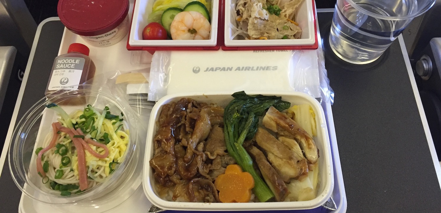 A Hearty Lunch On Japan Airlines Live and Let's Fly
