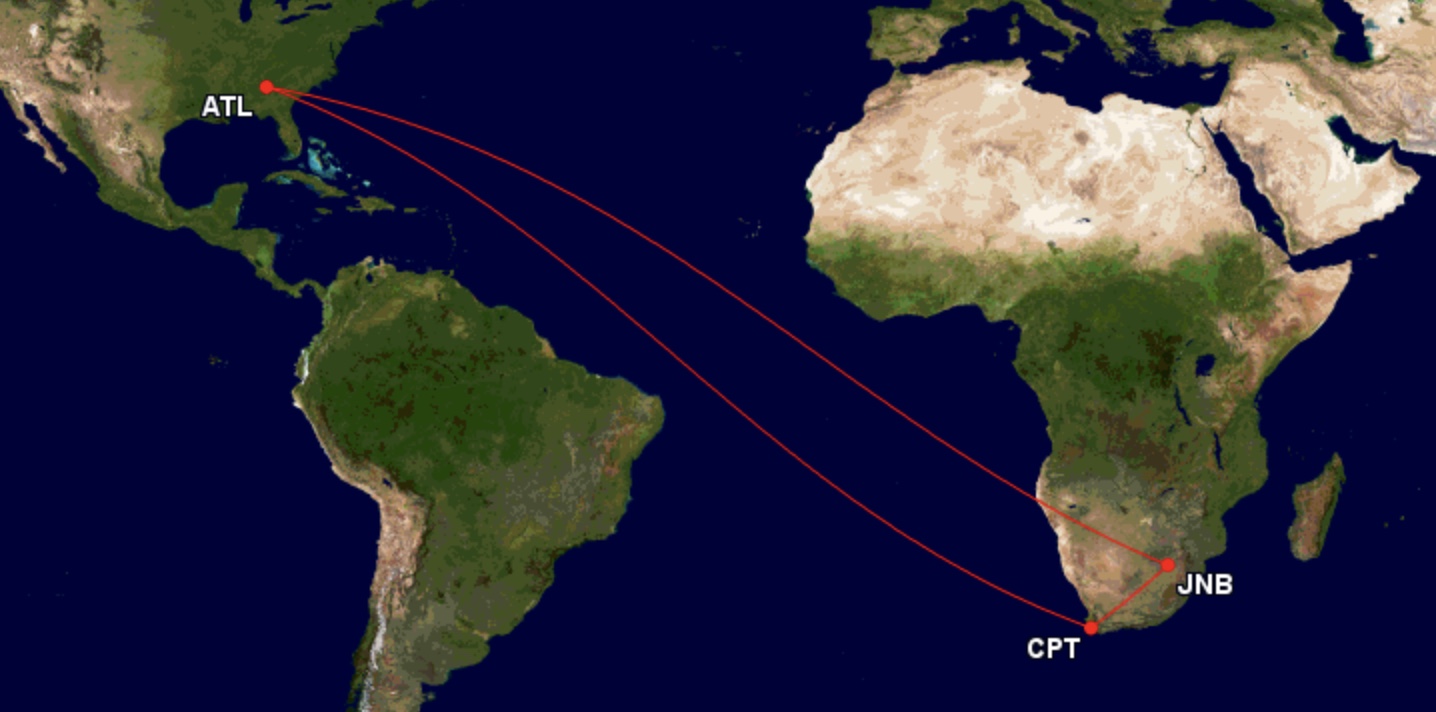 Delta's New Triangle Route To Cape Town Puts Heat On United Live and