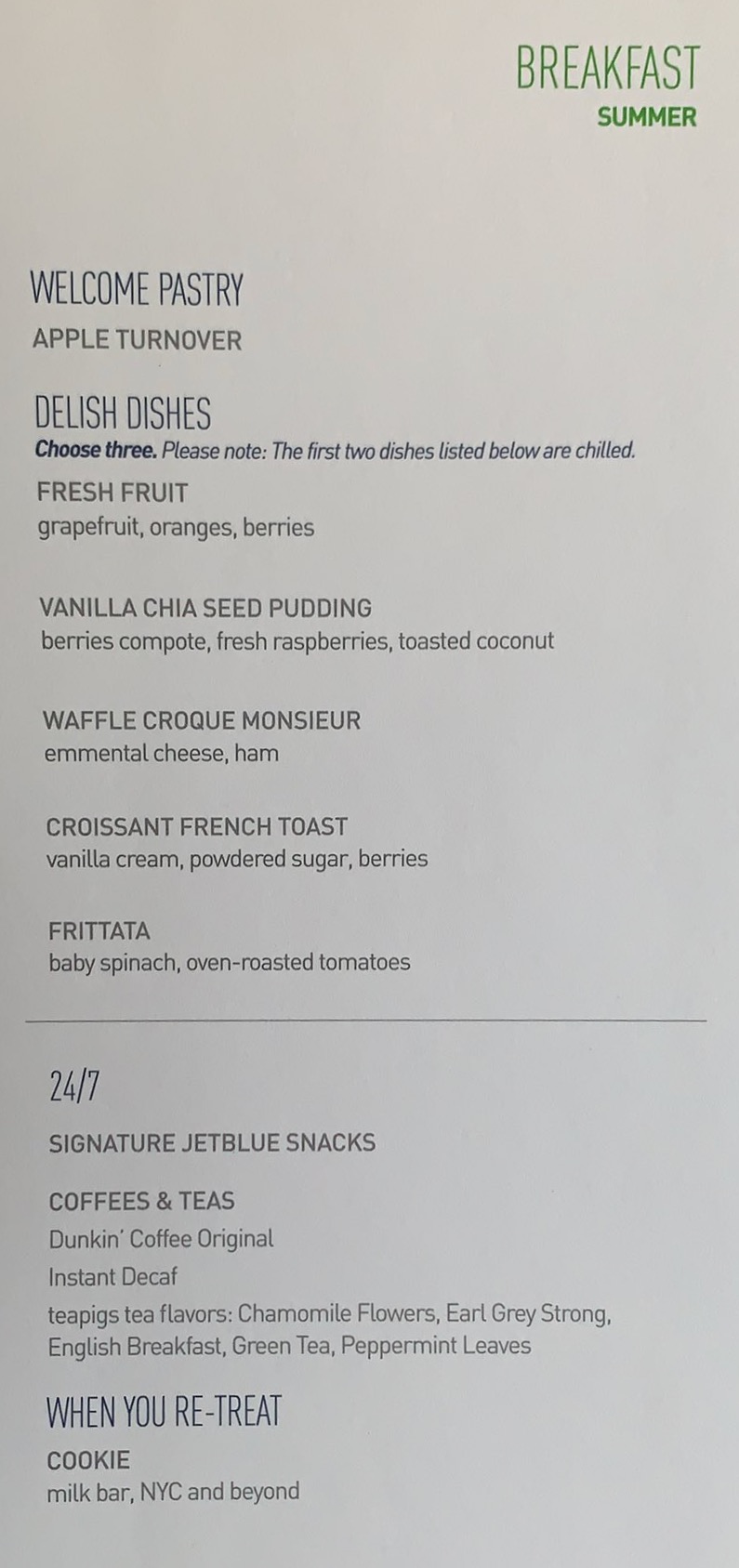 Pictures JetBlue Restores Meal Service To Mint (And It Looks Tasty As