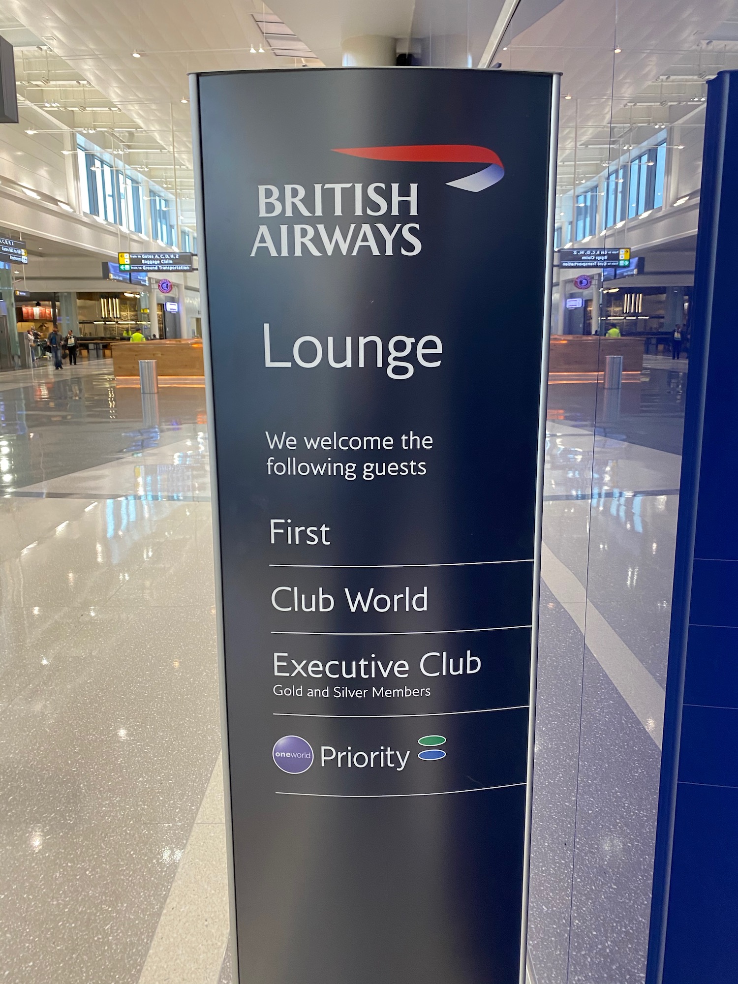 Review British Airways Lounge Washington Dulles (IAD) Live and Let's Fly