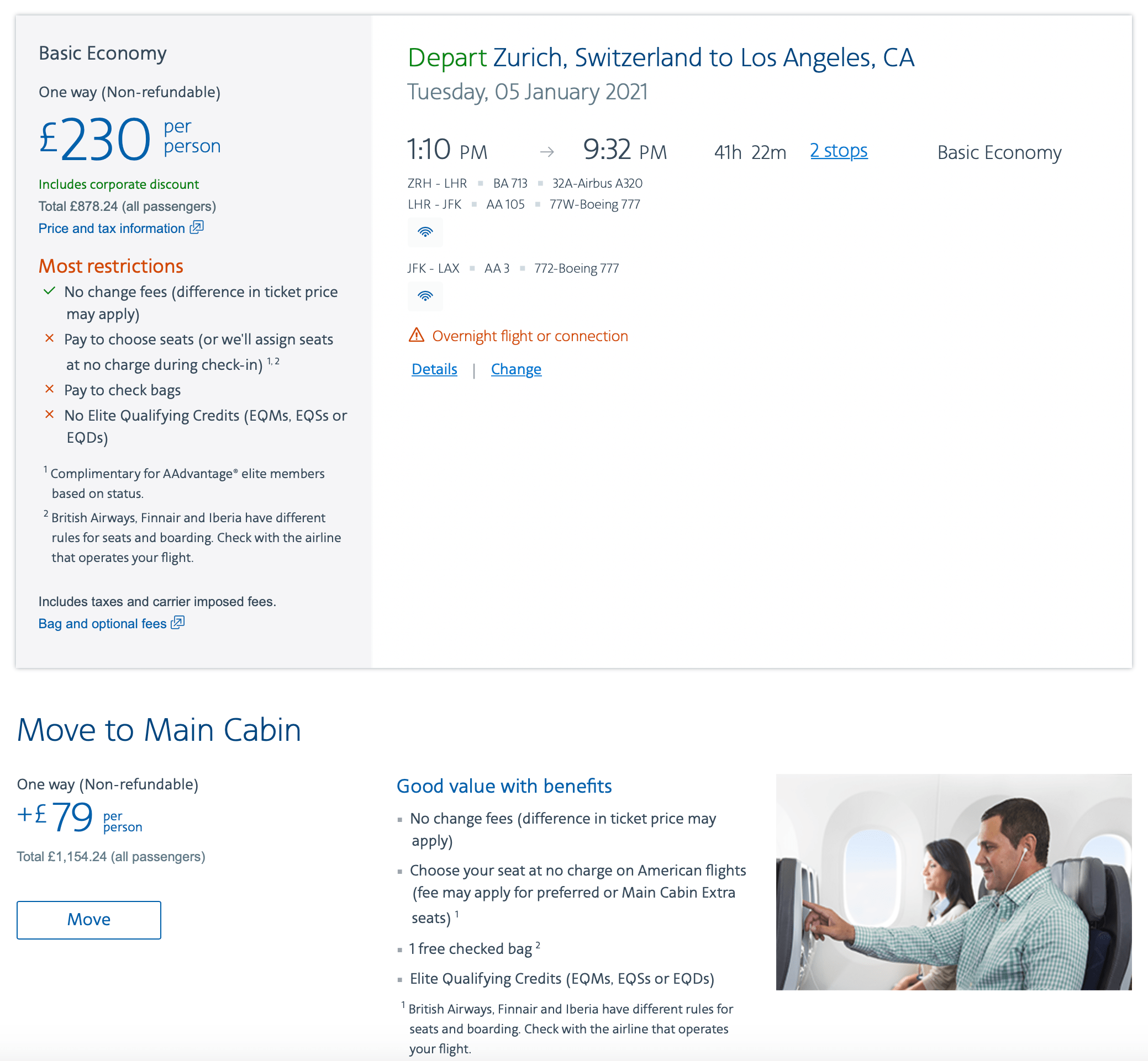 My Horrendous Infant Ticket Upgrade Experience On American Airlines