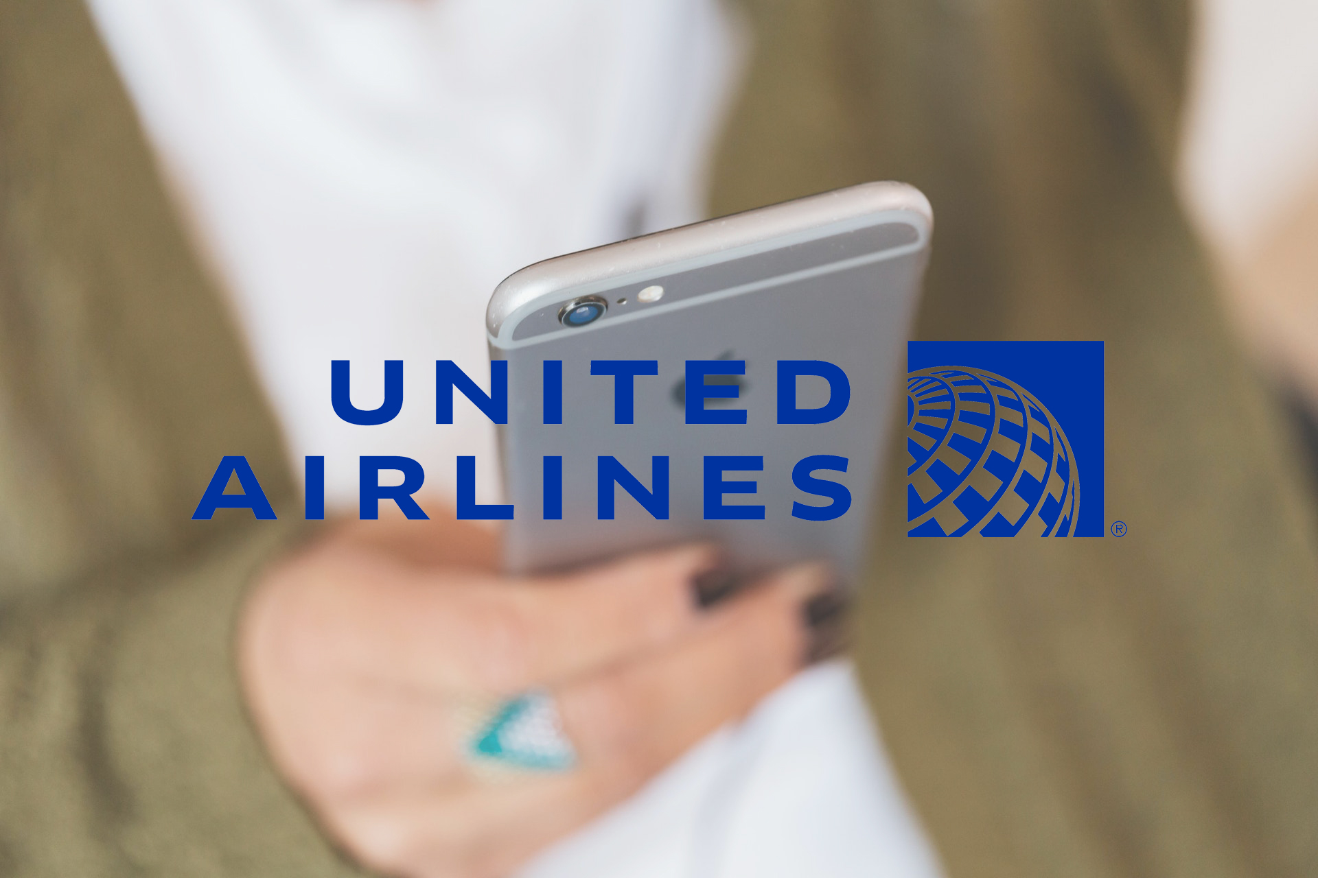 Use united airline app to take picture of passport htvica