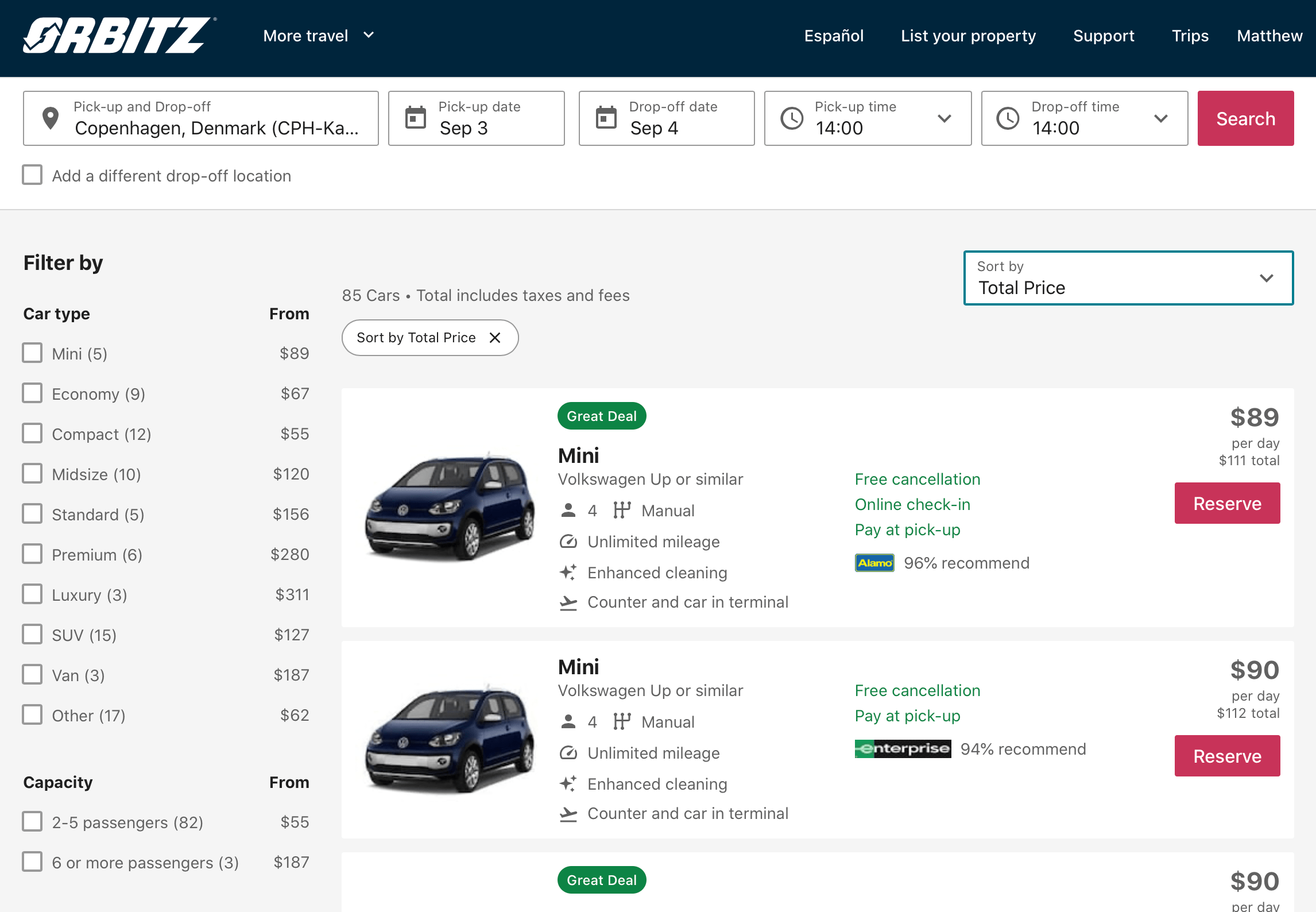 Warning Rental Car Pricing Is Obscene In Europe Too Live and Let's Fly