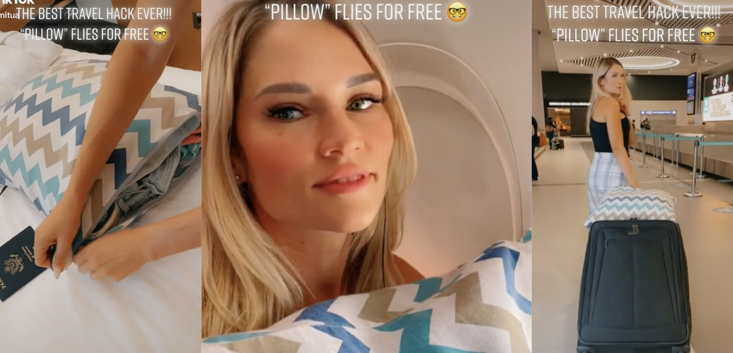 The Airline Pillow Trick…Don’t Rest On It Live and Let's Fly