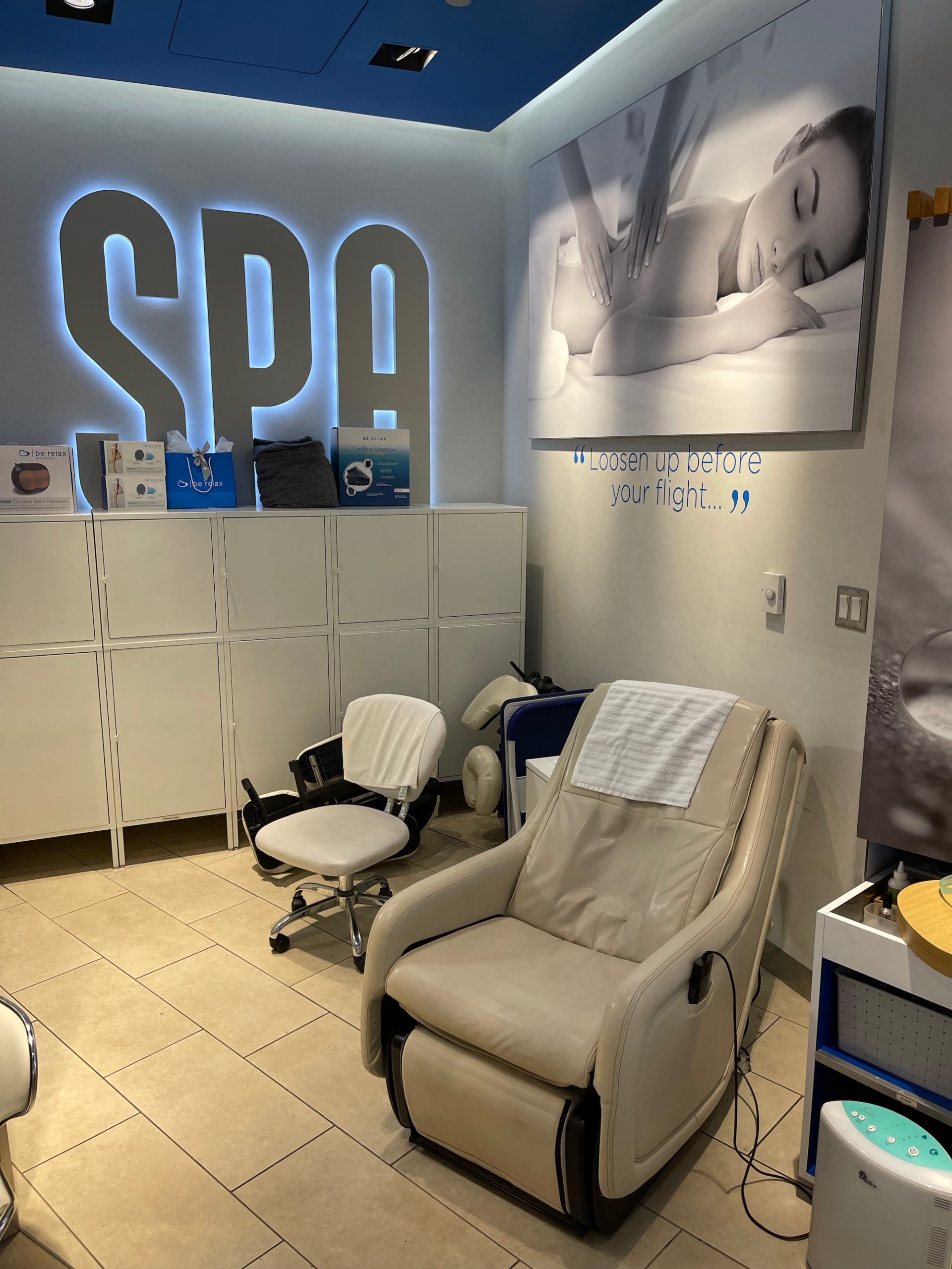 Review Be Relax Spa LAX (Priority Pass) Live and Let's Fly