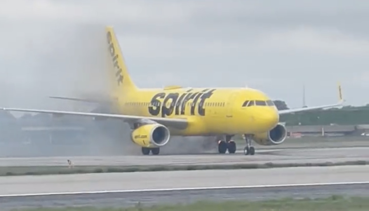 Spirit Airlines Plane Catches Fire On Runway In Atlanta Live and Let