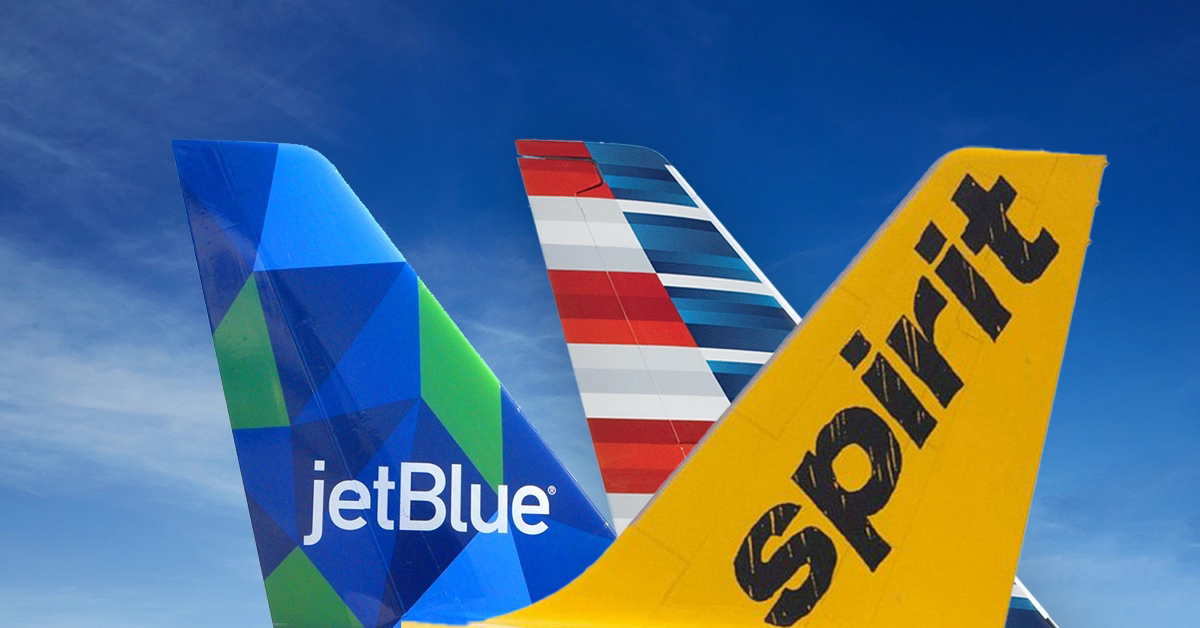 Irony Spirit Airlines Attacks JetBlueAmerican Partnership Live and