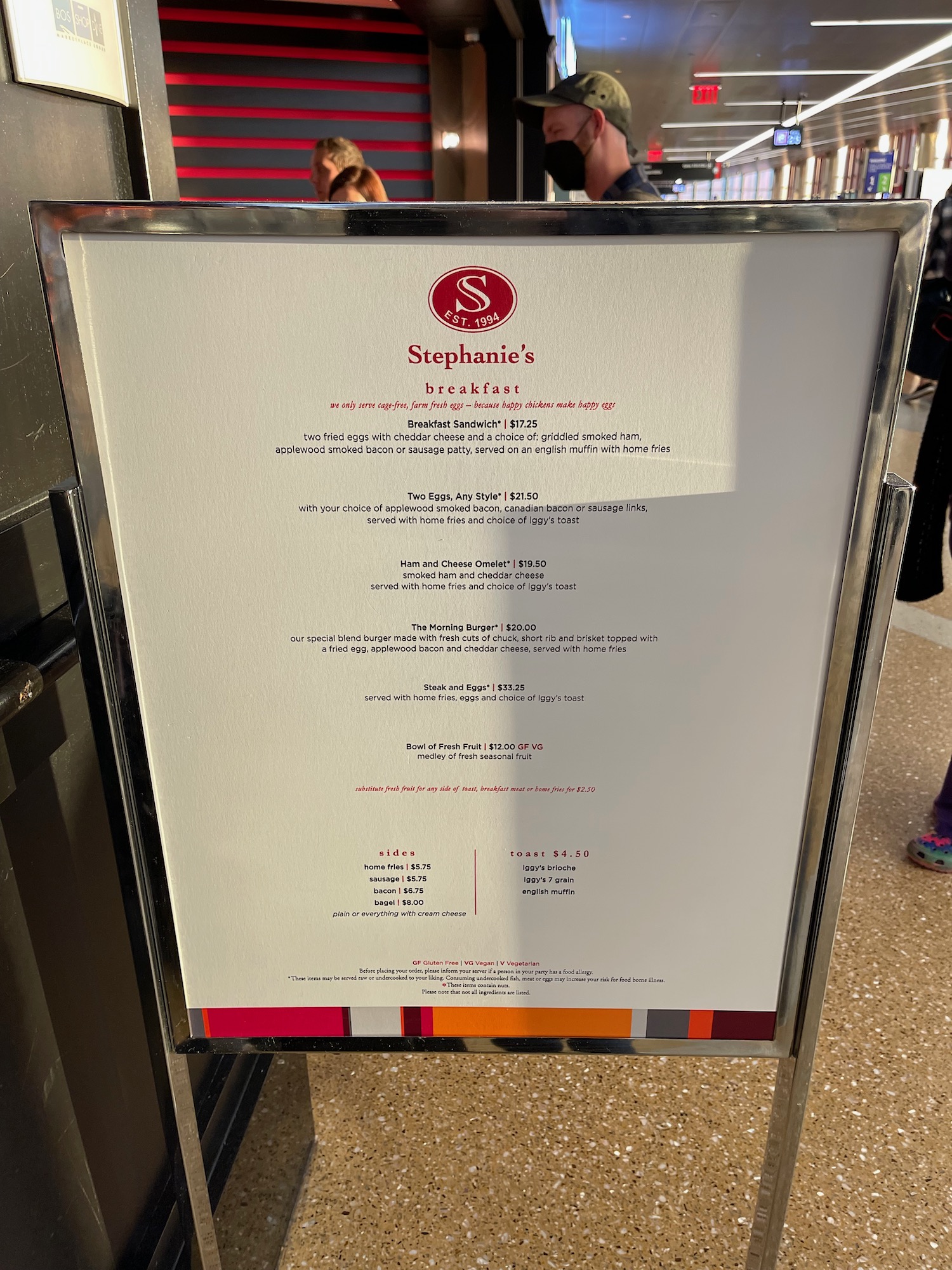 Review Stephanie's Boston Logan Airport (Priority Pass Restaurant