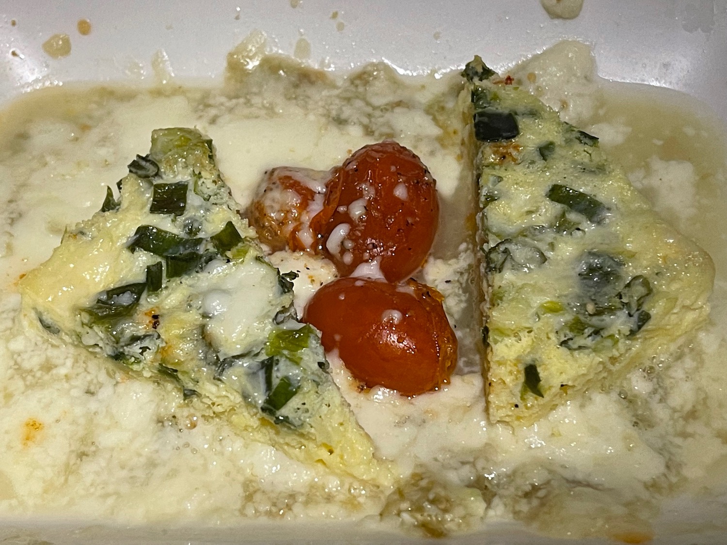 Green Chili Frittata On United Airlines Live and Let's Fly