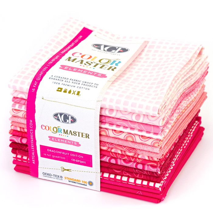 Color Master Elements Fabric Bundles Dragonfruit Edition Art