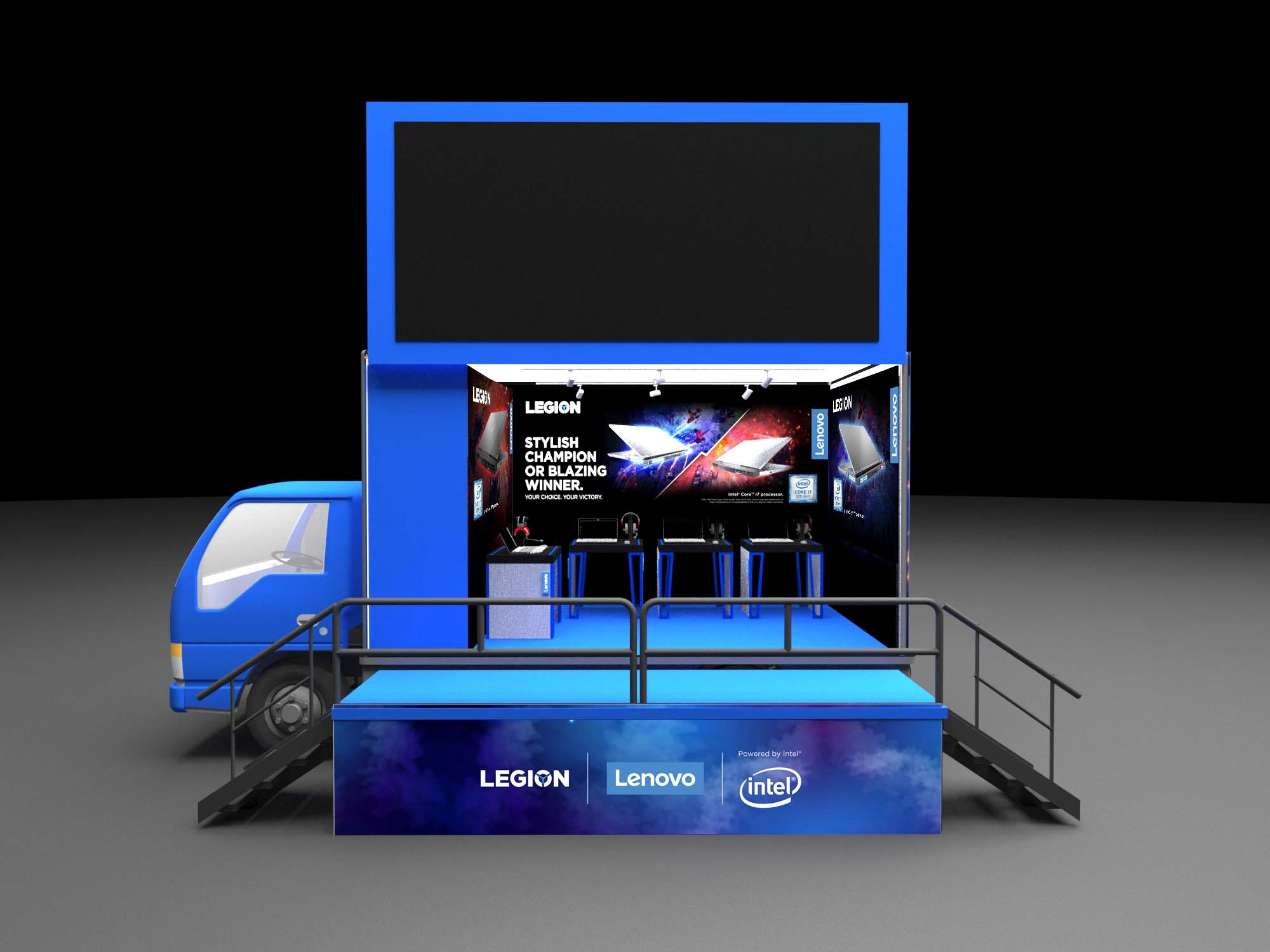 Lenovo Brings Their Legion PC Gaming Truck To Malaysia