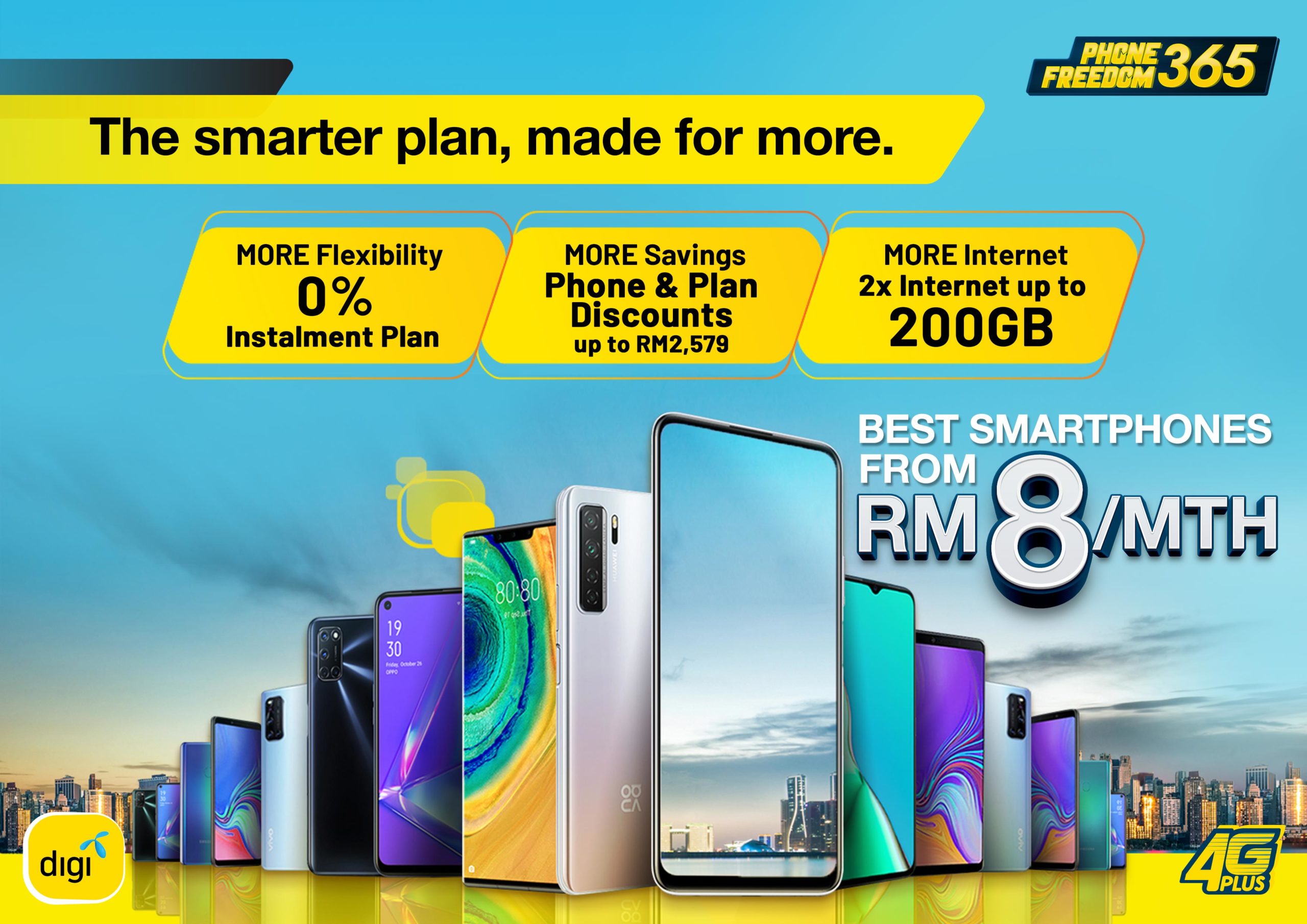 Digi Shares Newly Enhanced PhoneFreedom 365 The smarter Phone