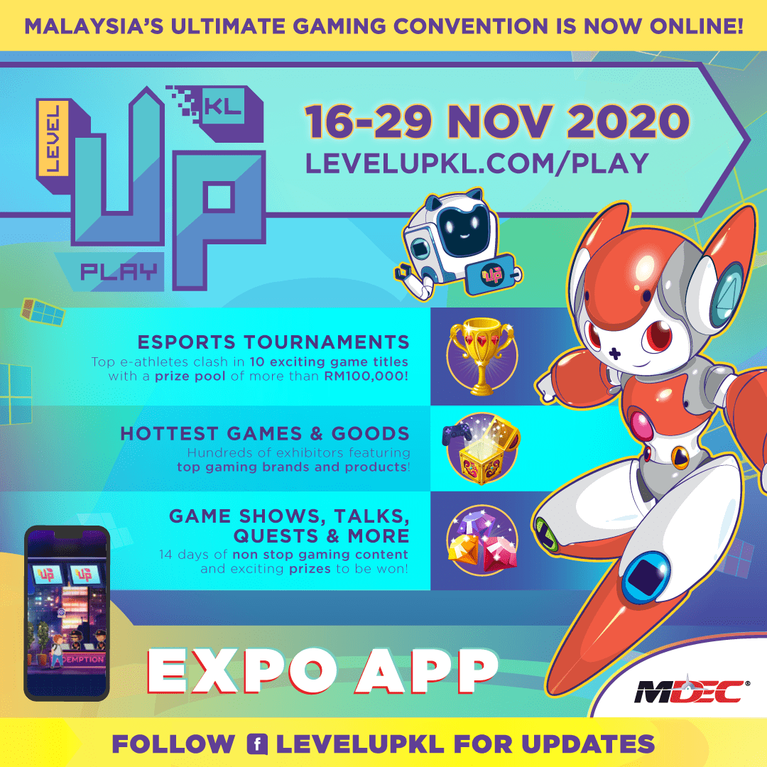Get Your Game On And Level Up With LEVEL UP KL 2020 PLAY DAY