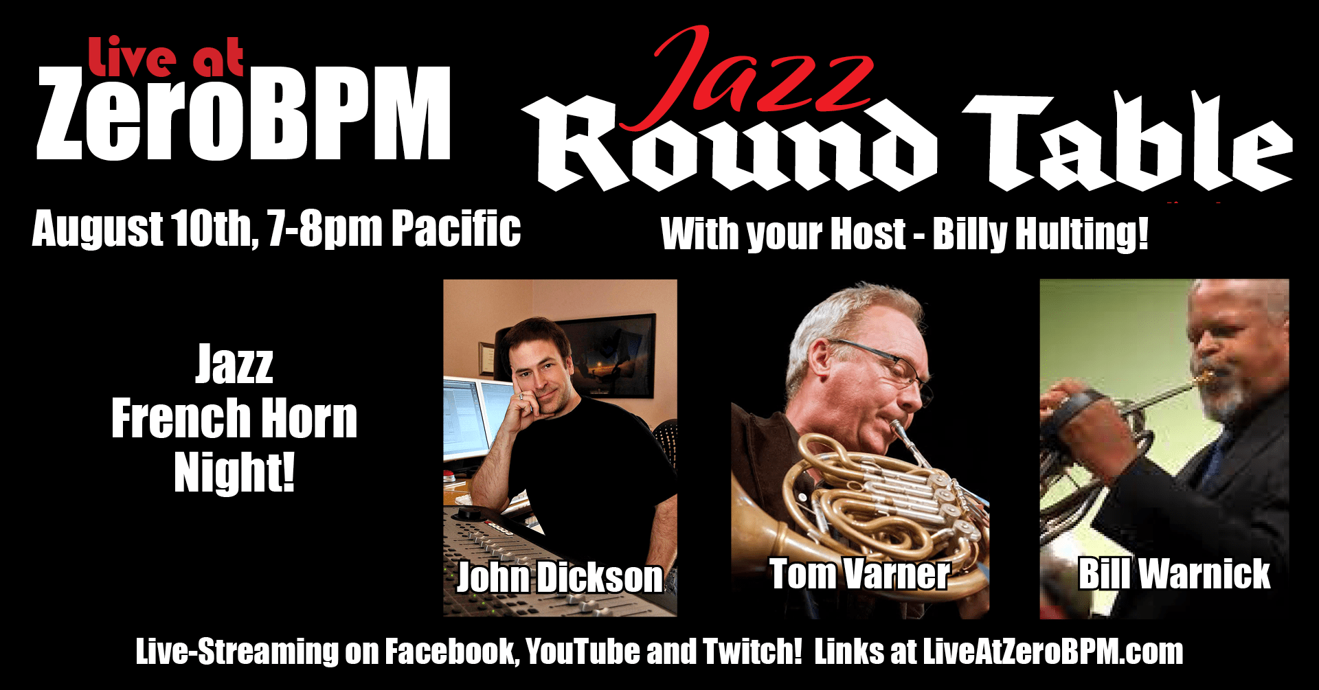 Jazz Round Table 11 Jazz French Horn LiveAtZeroBPM
