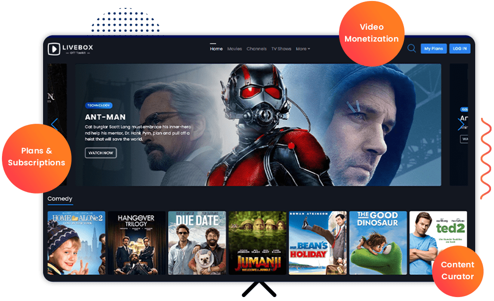 Live video streaming server software & hardware Livebox