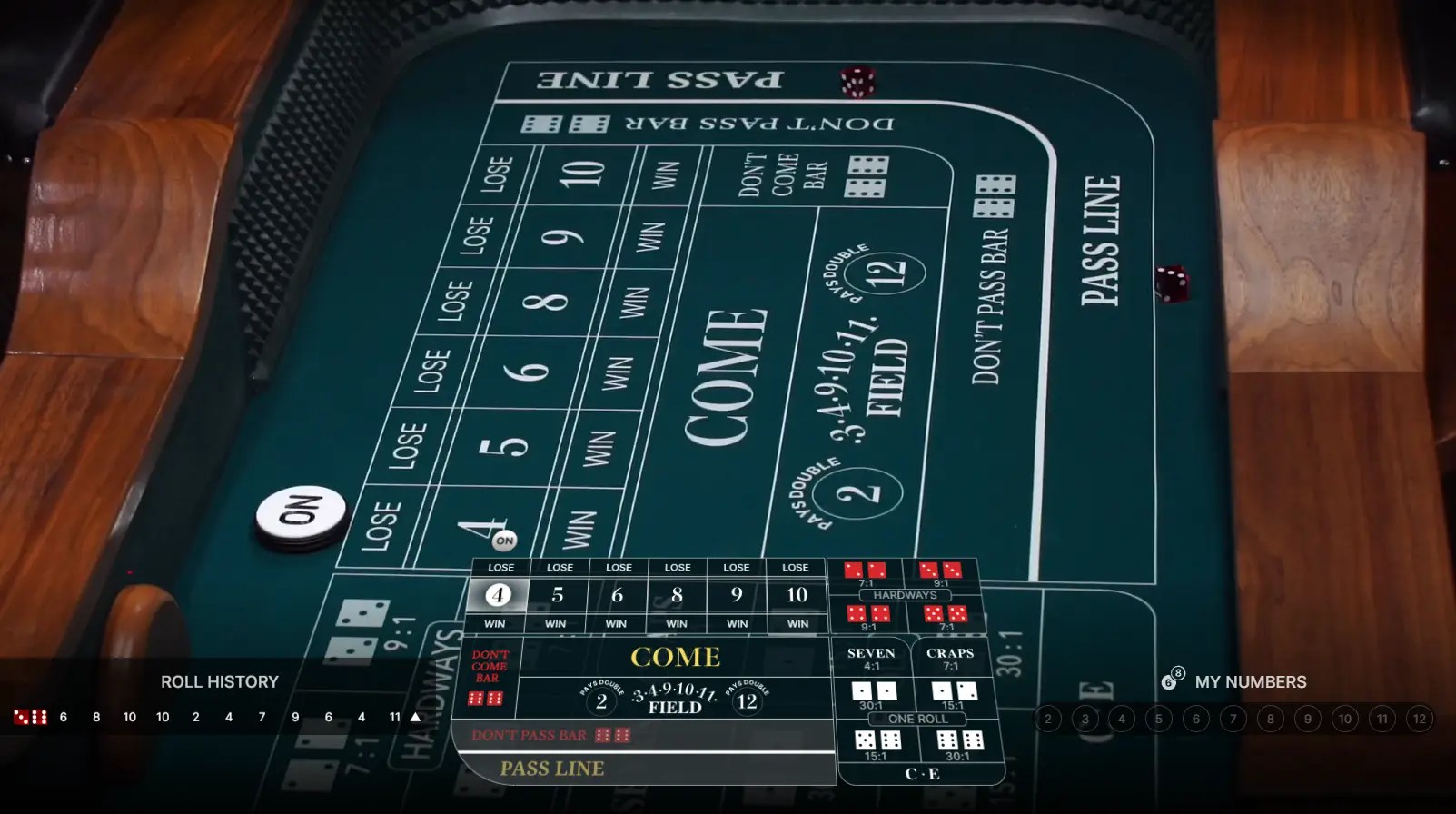 Live Dealer Craps Casinos 2024