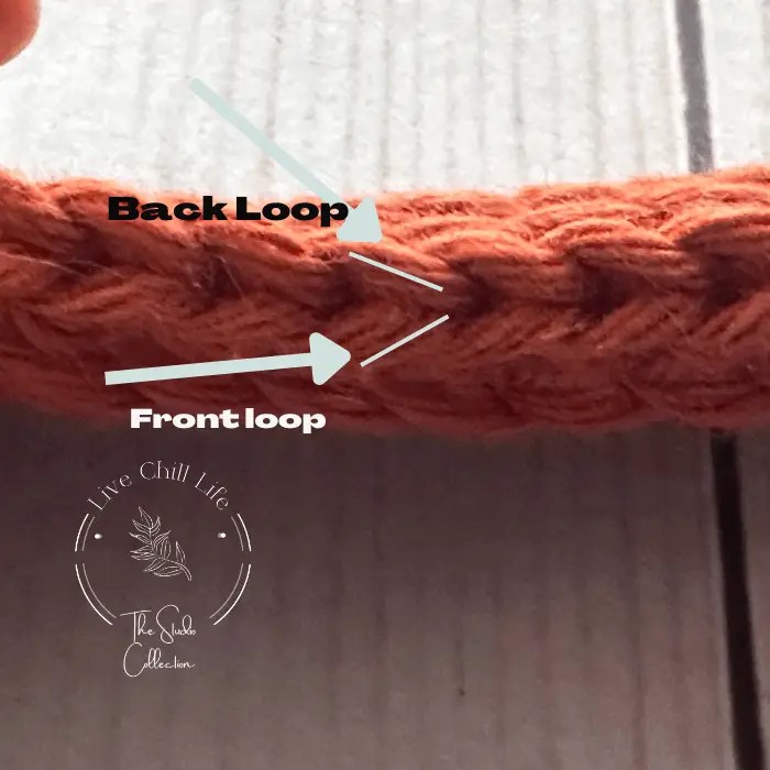 How to crochet the back loop only stitch Live Chill Life