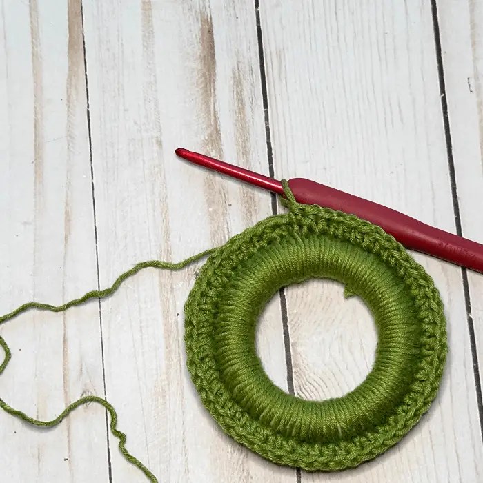 How to make a crochet kitchen towel holder with button pattern Live