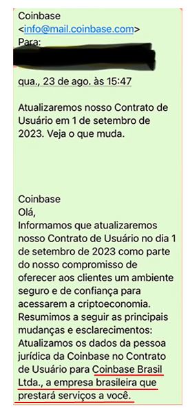 Coinbase est national (déclarant Bitcoin)