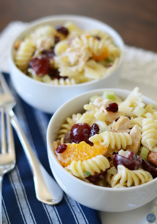 Chicken Pasta Salad Recipe With Fruit Live Craft Eat