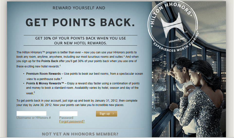 Hilton HHonors to offer 30 Reward points back on Premium Reward Stays