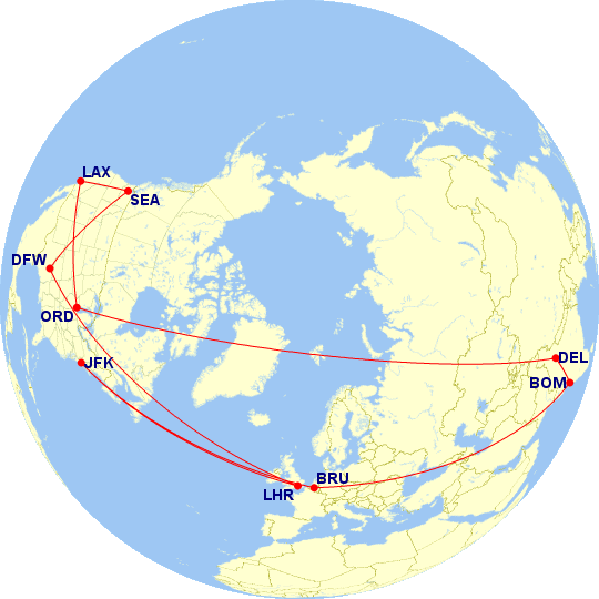 Halfway Around The World Map Trip Report Halfway around the world for the OWMD Live from a Lounge