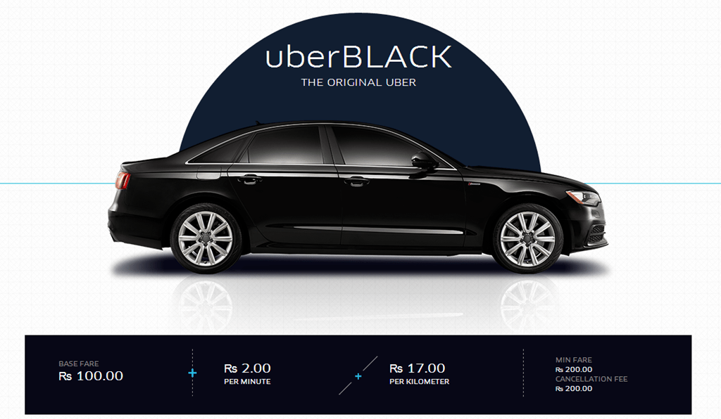Uber Black Car List