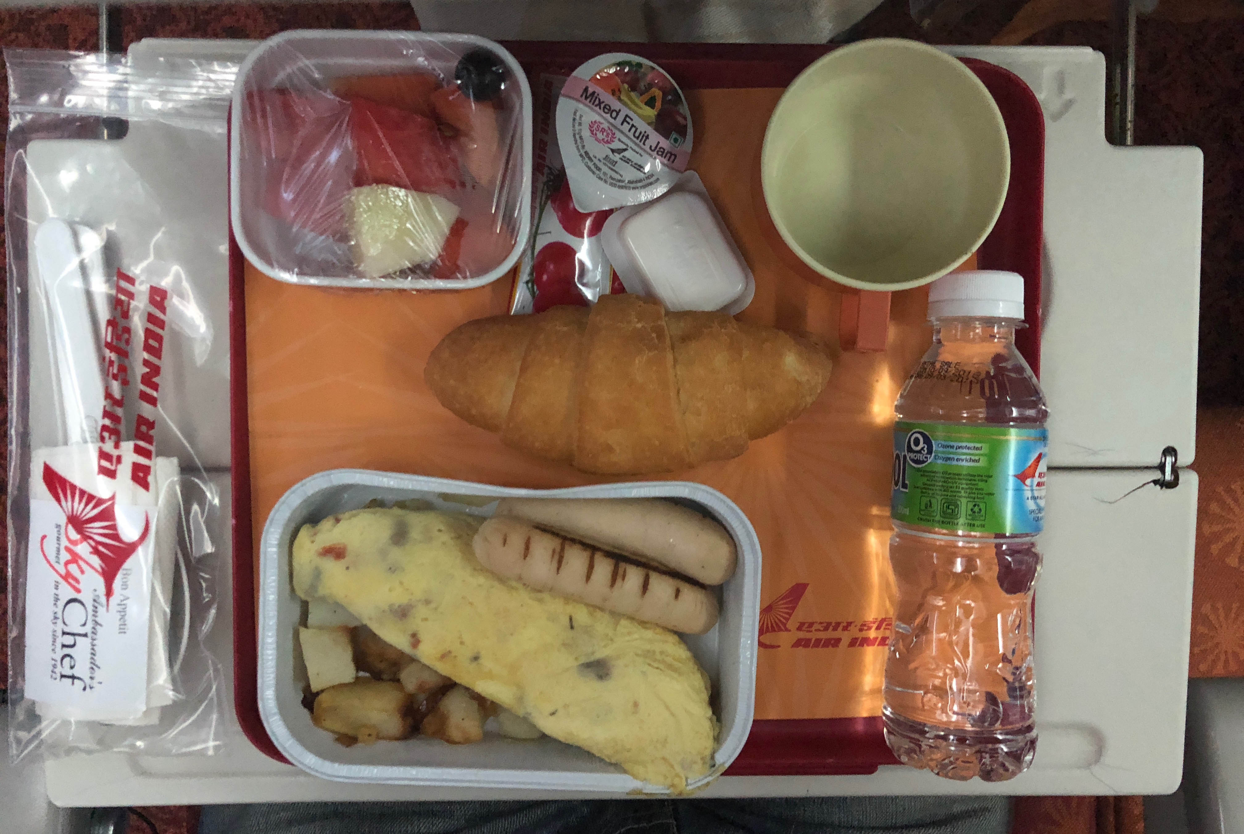 Review Air India 787 Economy Class Mumbai Delhi Live from a Lounge