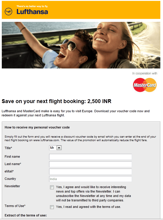 Lufthansa offers discounts for travels from AsiaPac & Middle East