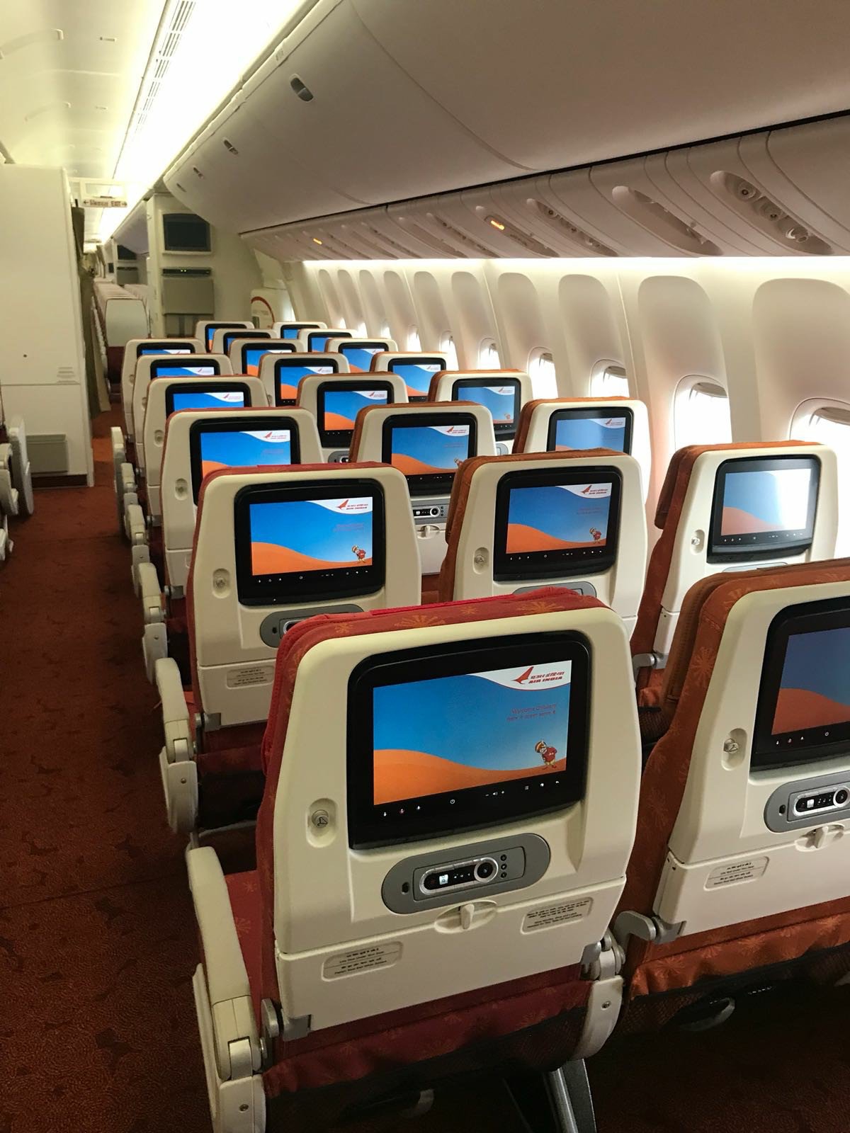 Inside the new Air India Boeing 777300ER delivered today! Live from