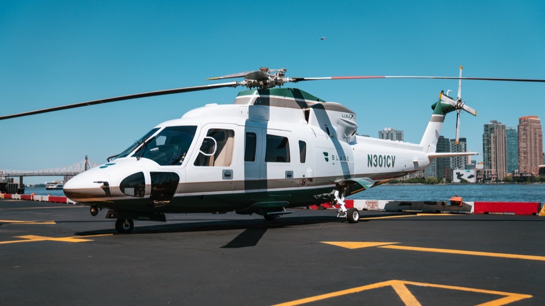 Helicopter charter Blade is coming to India Live from a Lounge