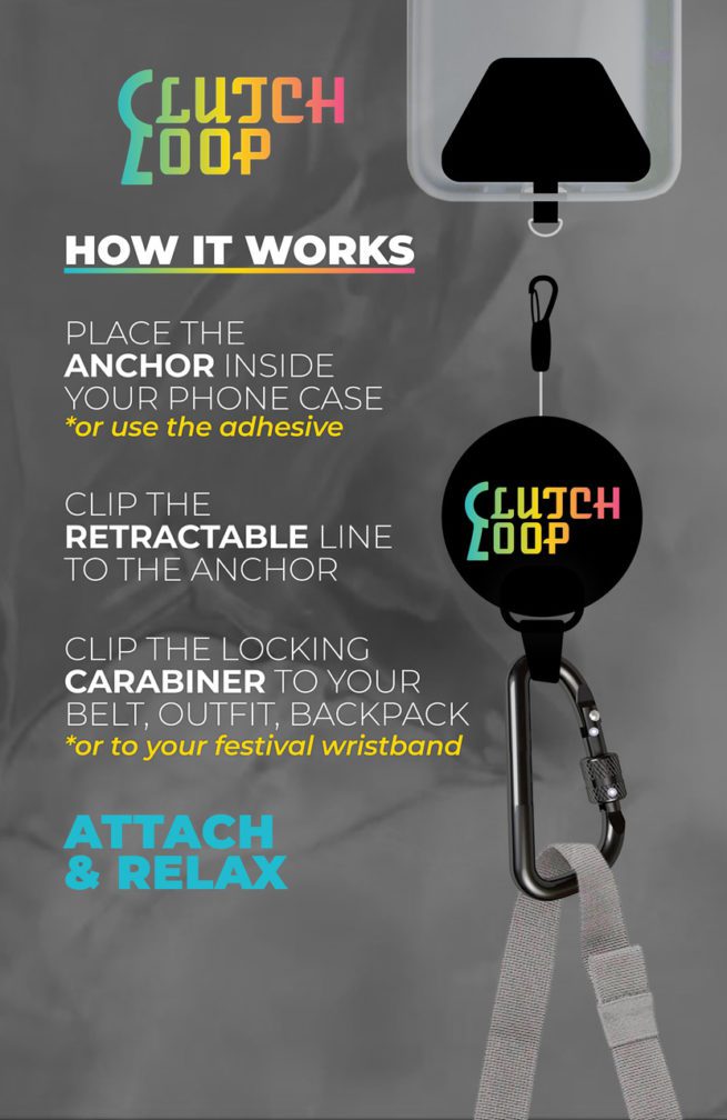 ClutchLoop Anti Theft Phone Tether GenZ Outdoor