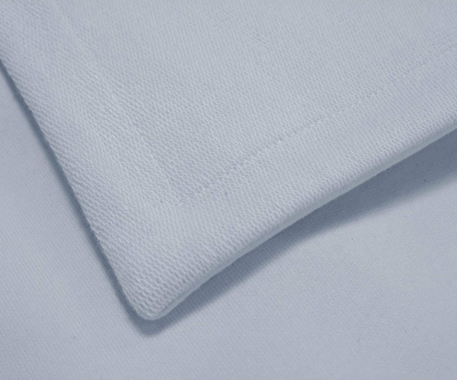 French Terry Baby Blanket (Stone Blue) Live Good Organic