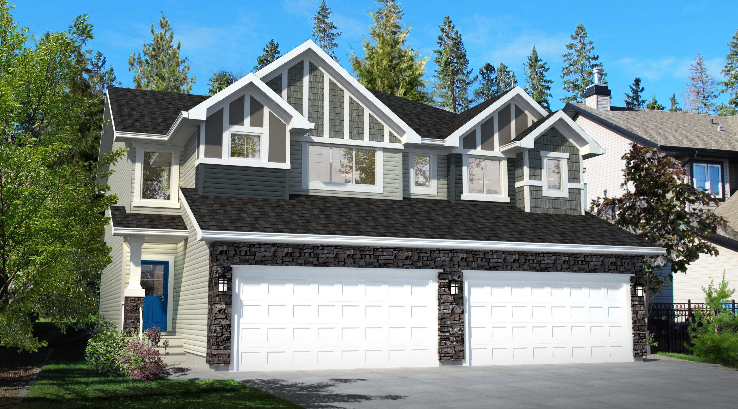 Dallas Duplex Cobblestone Creek in Airdrie, Alberta