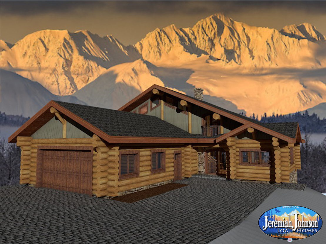 The Golden Eagle Jeremiah Johnson Custom Log Homes