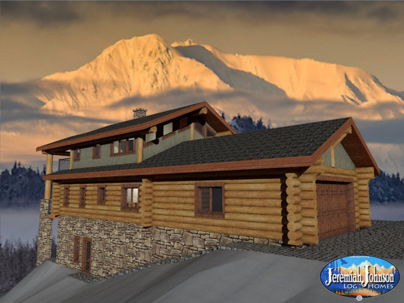 The Golden Eagle Jeremiah Johnson Custom Log Homes