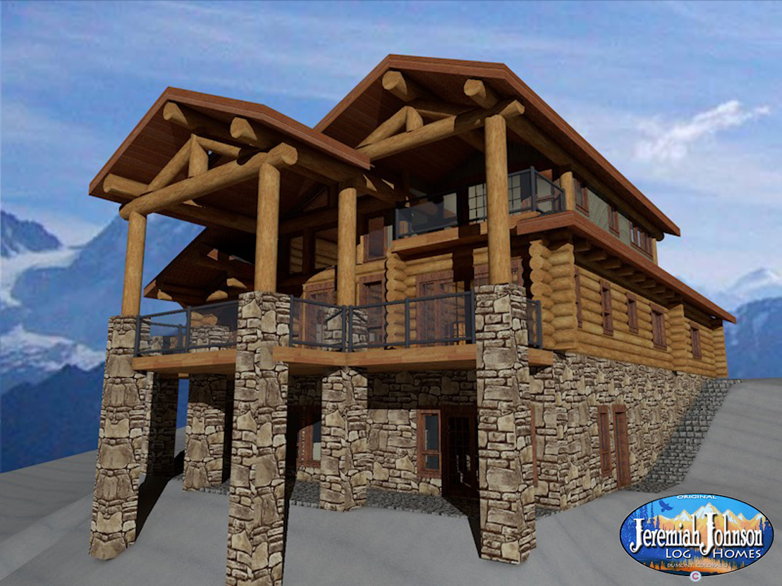 The Golden Eagle Jeremiah Johnson Custom Log Homes