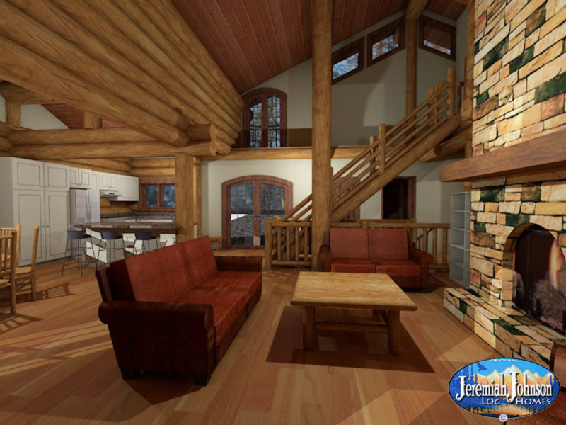 The Golden Eagle Jeremiah Johnson Custom Log Homes