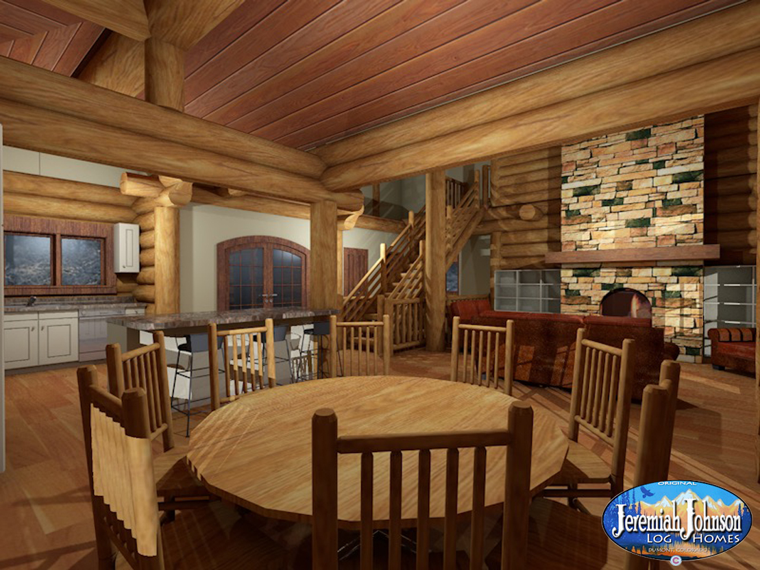 The Golden Eagle Jeremiah Johnson Custom Log Homes