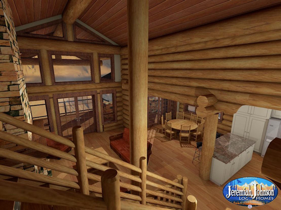 The Golden Eagle Jeremiah Johnson Custom Log Homes