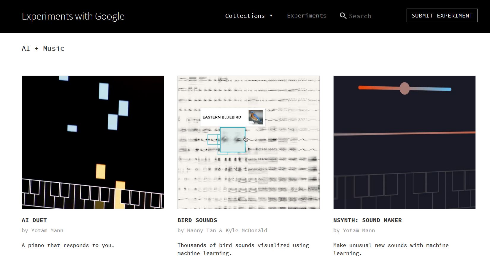 Google AI Experiments