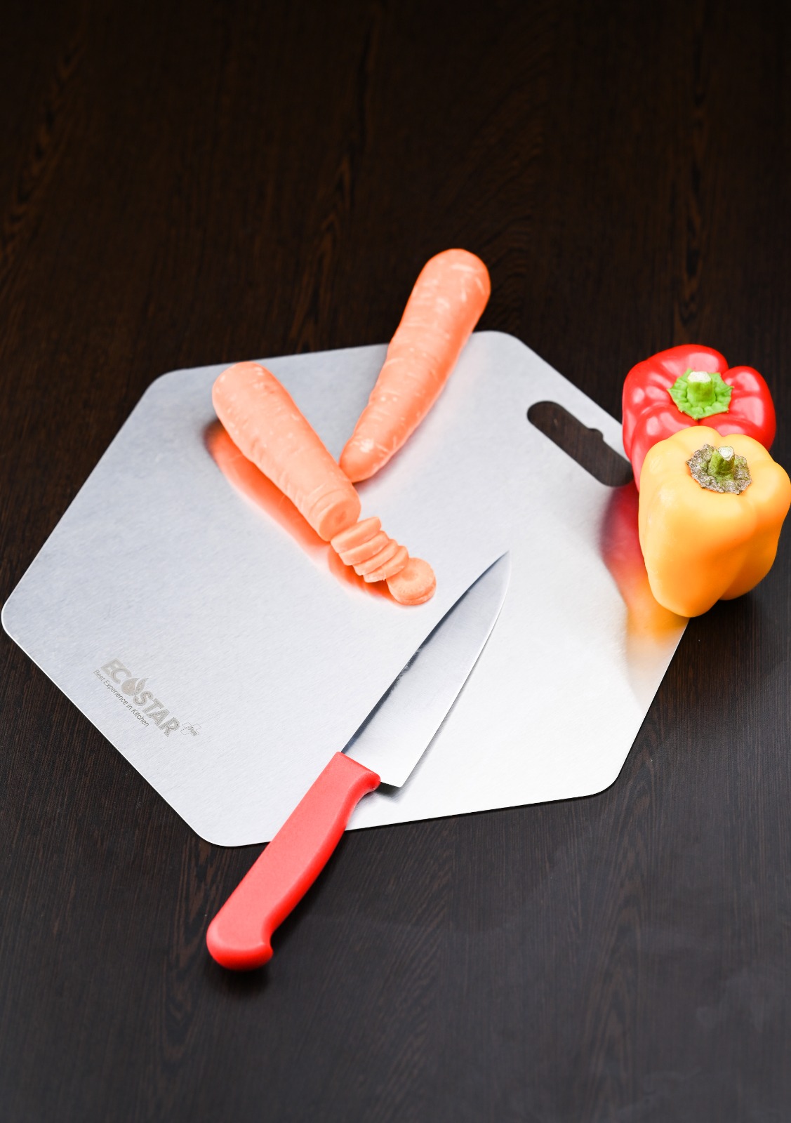 Buy BudgetFriendly and Durable Eco Star Stainless Steel Chopping Board