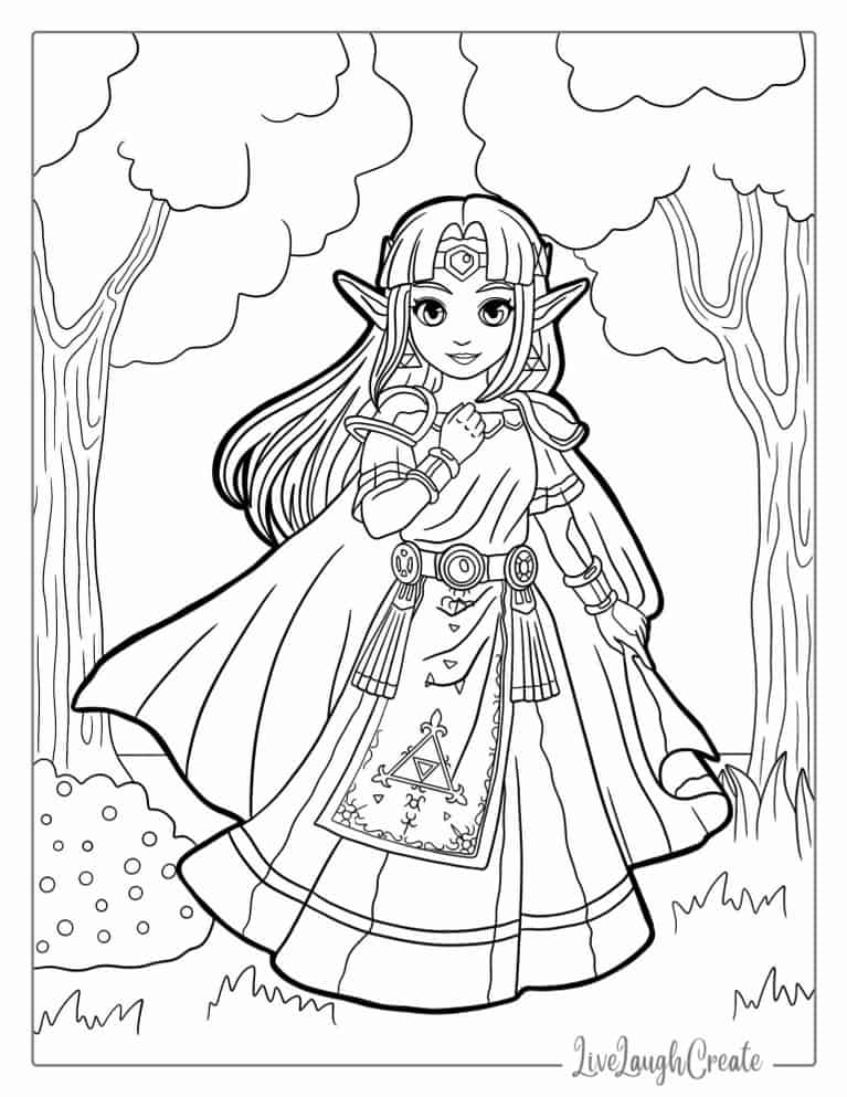 20 Zelda Coloring Pages (Free PDF Printables)