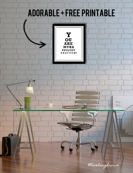 Happily Ever After Printable Live Laugh Rowe