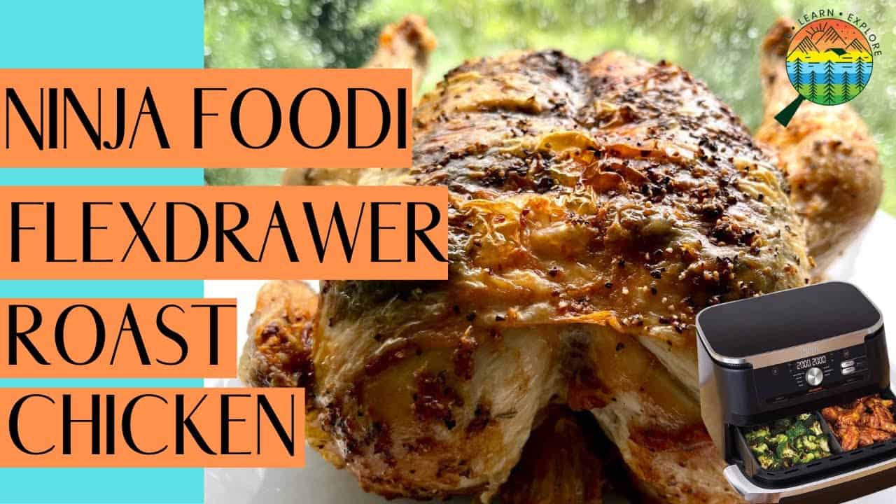 Ninja Foodi Flexdrawer Air Fryer Roast Chicken & Vegetables
