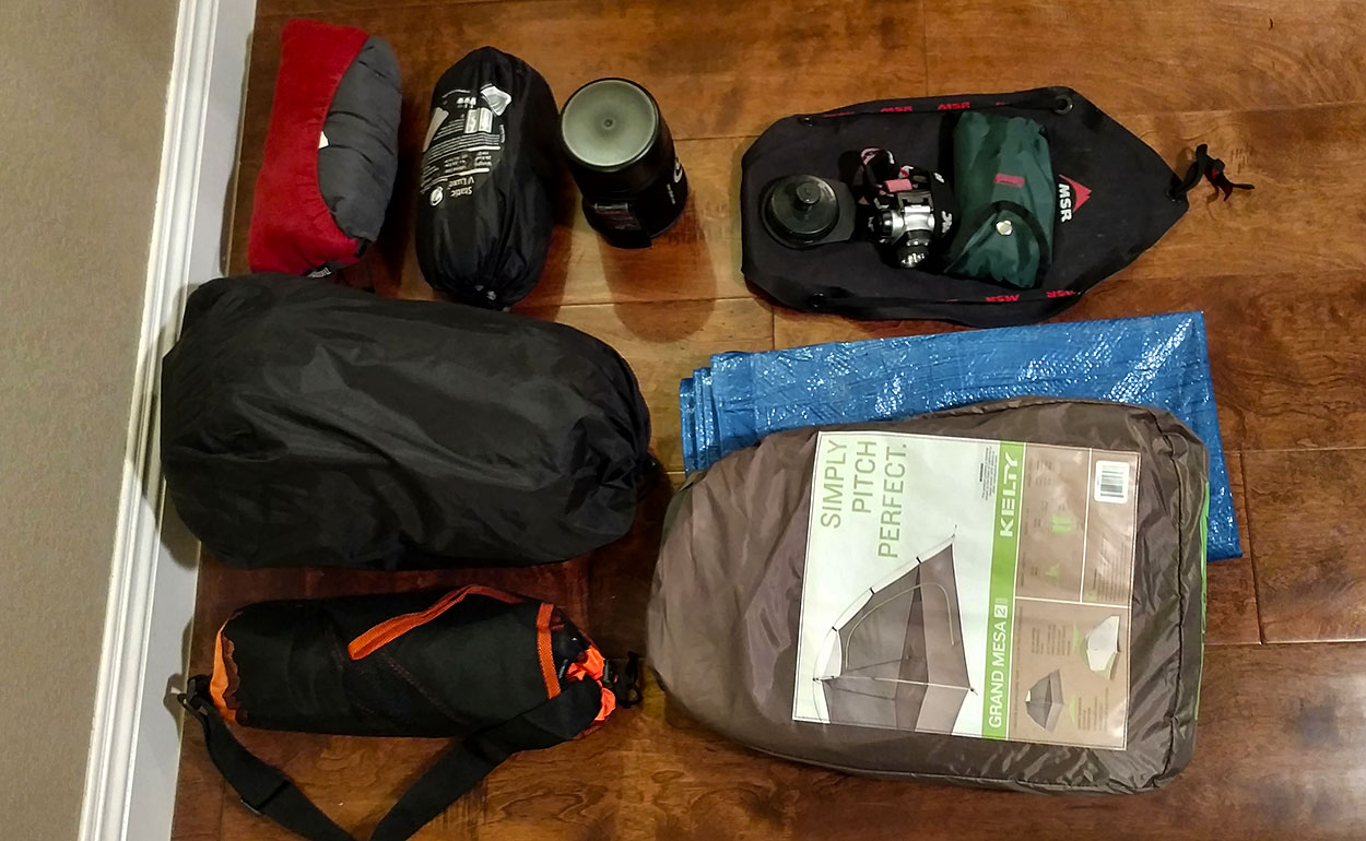 4 Day Motocamping Gear List
