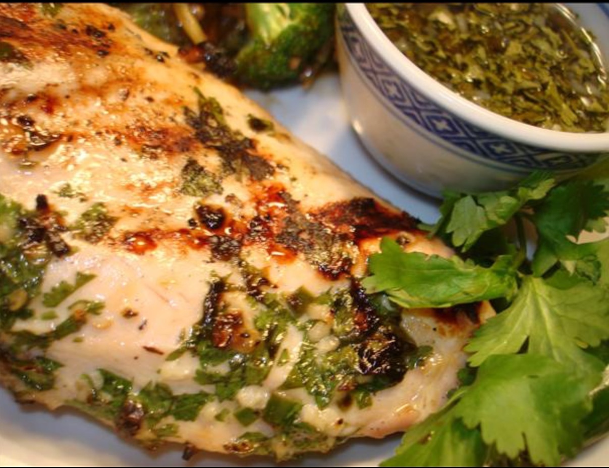 Grilled Chicken With Cilantro and Indian Spices Live Love Eat Right